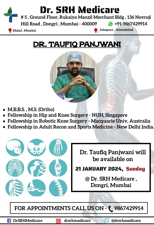 Gujarat Orthopedic Surgery mai ek bahut bade naam DR. TAUFIQ PANJWANI