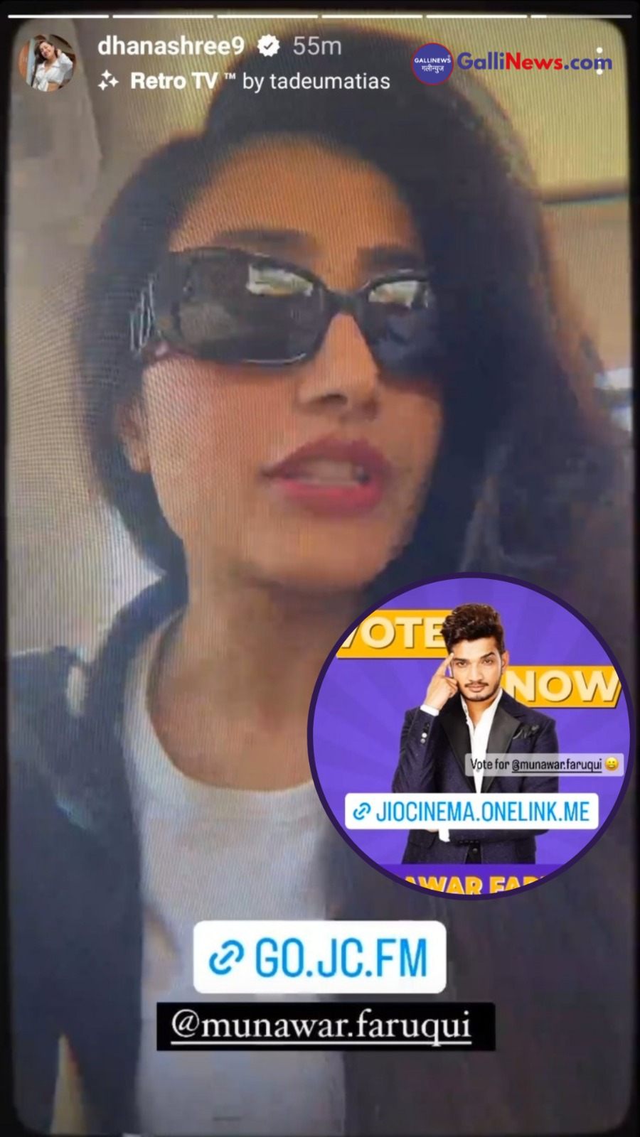 YuziChahal Wife #Dhanashree Come To Support Munawar Faruqui, Vote For Munawar Faruqui