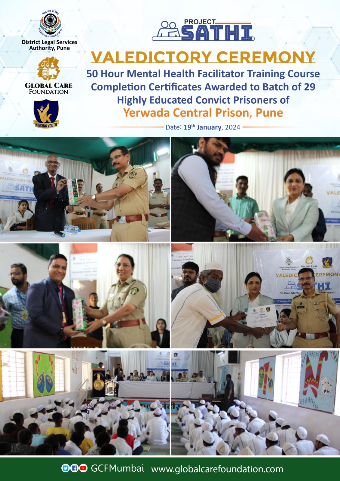 Ab Jail ke Qaidi hi karenge sathi Qaidiyon ki Counselling,Global Care Foundation ki anokhi shuruat,