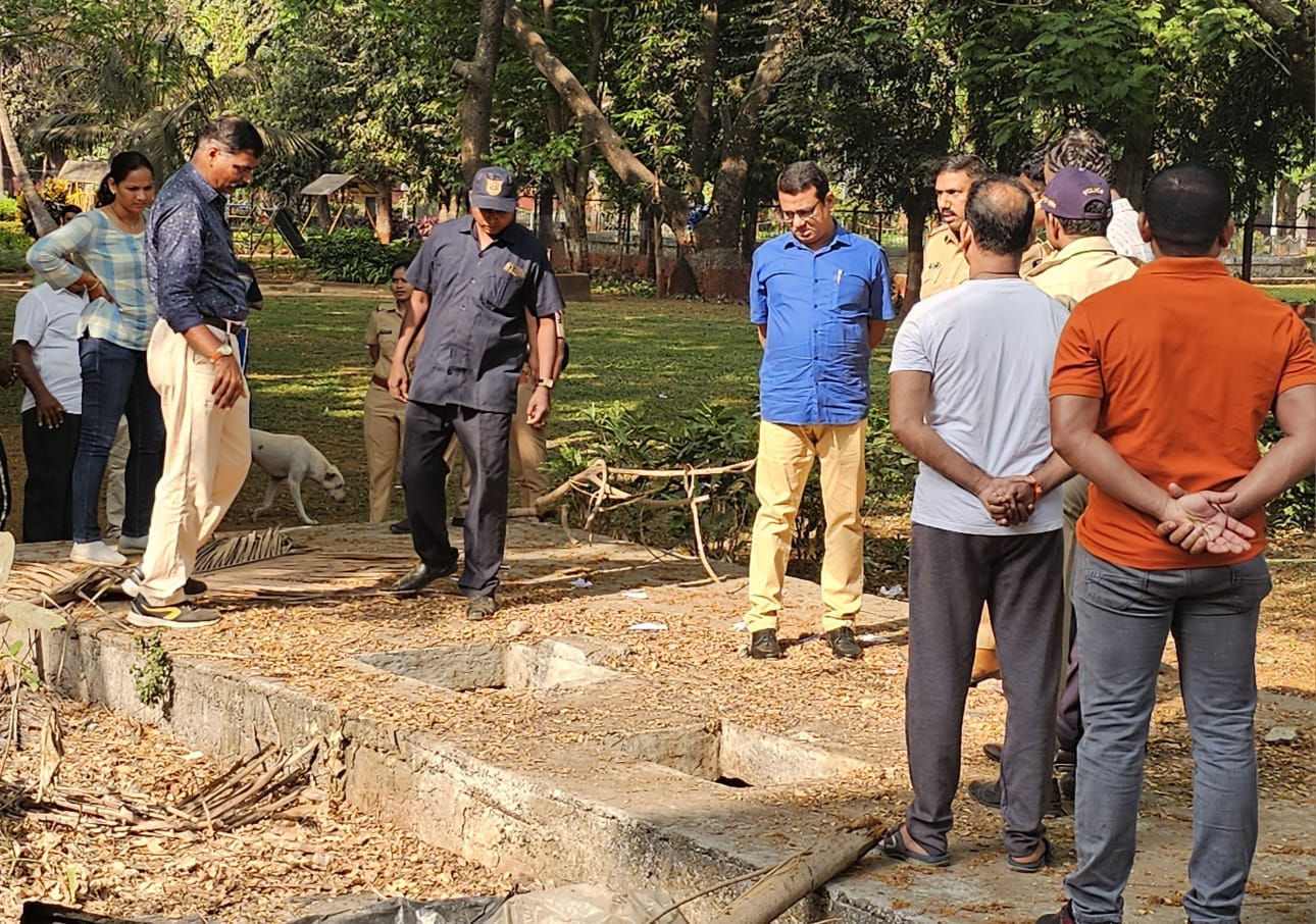 2 Masoom sage Bhai Doobe BMC Garden me bani Water Tank me at Wadala