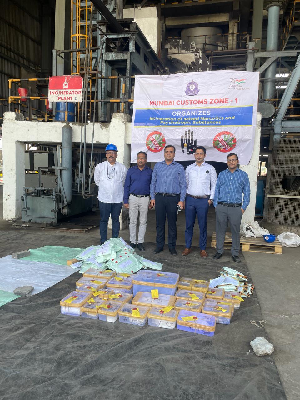 Drugs 31.948 kg Over 265 Crores Value Ka Jala Diya DRI Ne At Navi Mumbai Taloja