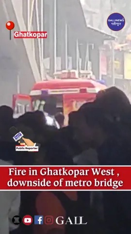 Fire In Ghatkopar West, Downside Of Metro Bridge