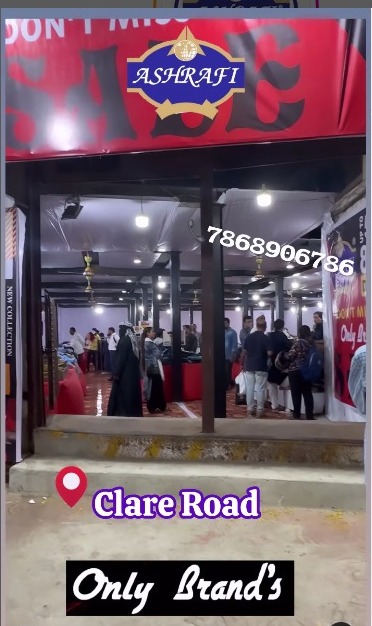 ASHRAFI ONLY BRANDS  Mumbai’s Biggest Branded Sale By Local Mumbaikar, Not Outsider