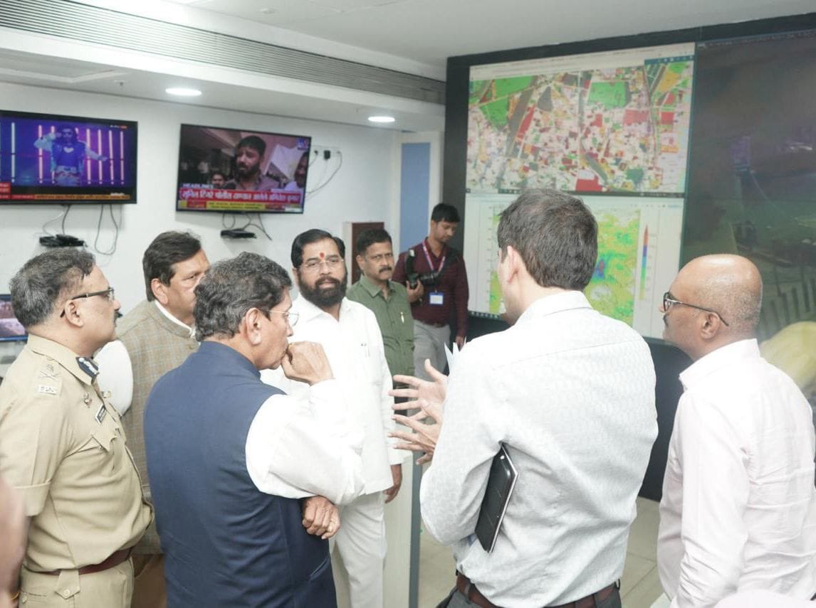 Mumbai Barish Se Pehle BMC Disaster Management Unit Ke Sath Monsoon Ki Tayyari Ka Jayza Liya CM Shinde Ne