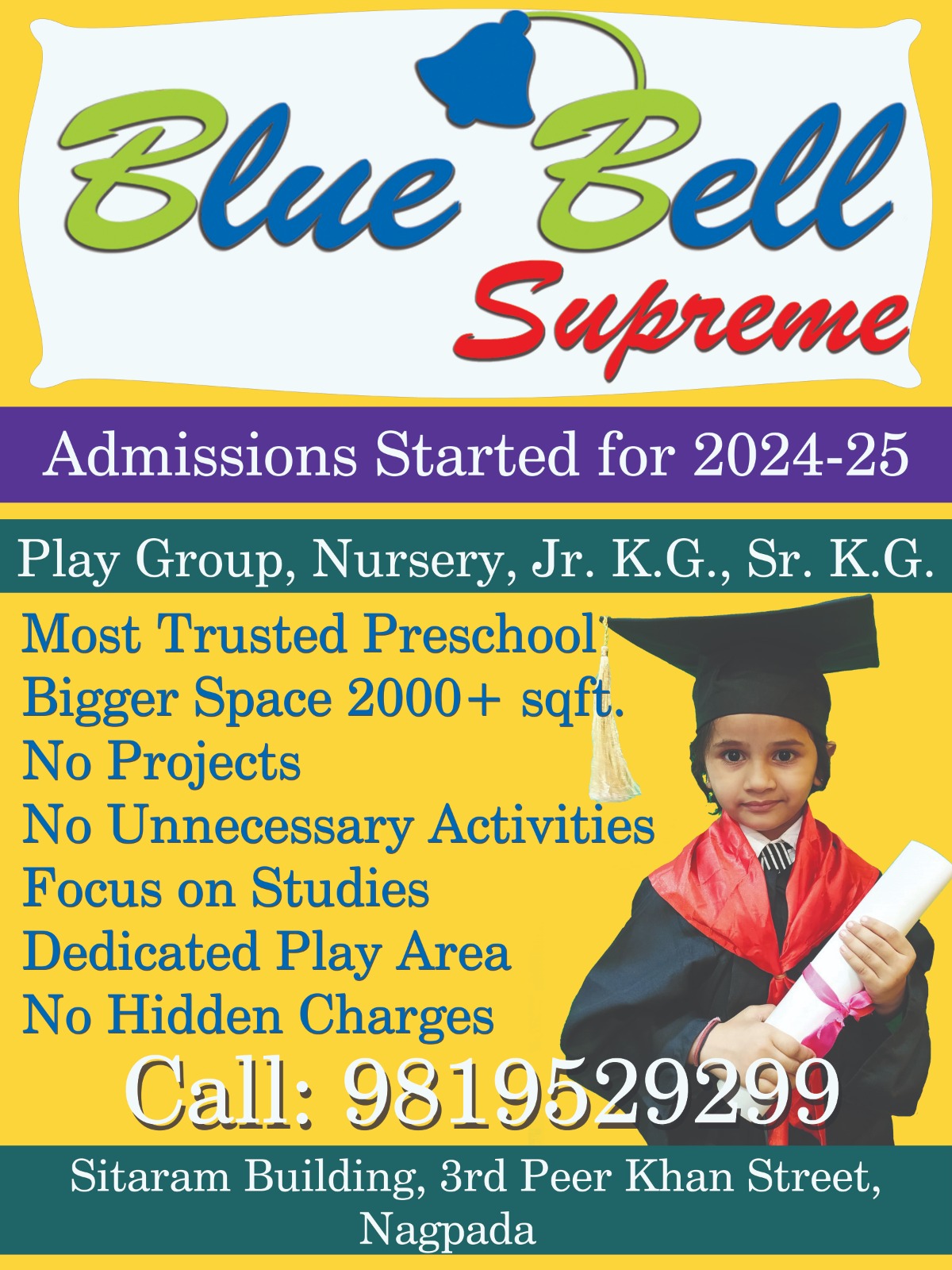 Blue Bell Supreme  Most Trusted Preschool