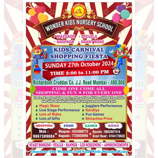  Wonderkids  “Kids Carnival & Shopping Fiesta” Exhibition for Women Entrepreneurs