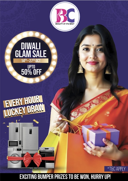 DIWALI GLAM SALE Upto 50% Off On Beauty Products By Beauty Centre Crawford Market Branch