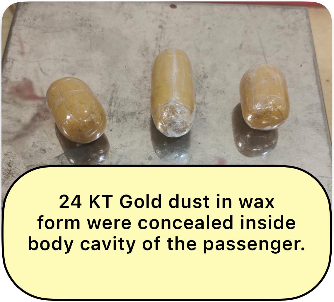 Gold Smuggling – 1.725 Kg Gold Valued At 1.25 Crore Seized By Customs At Mumbai Airport, 2 Arrested Including Staff
