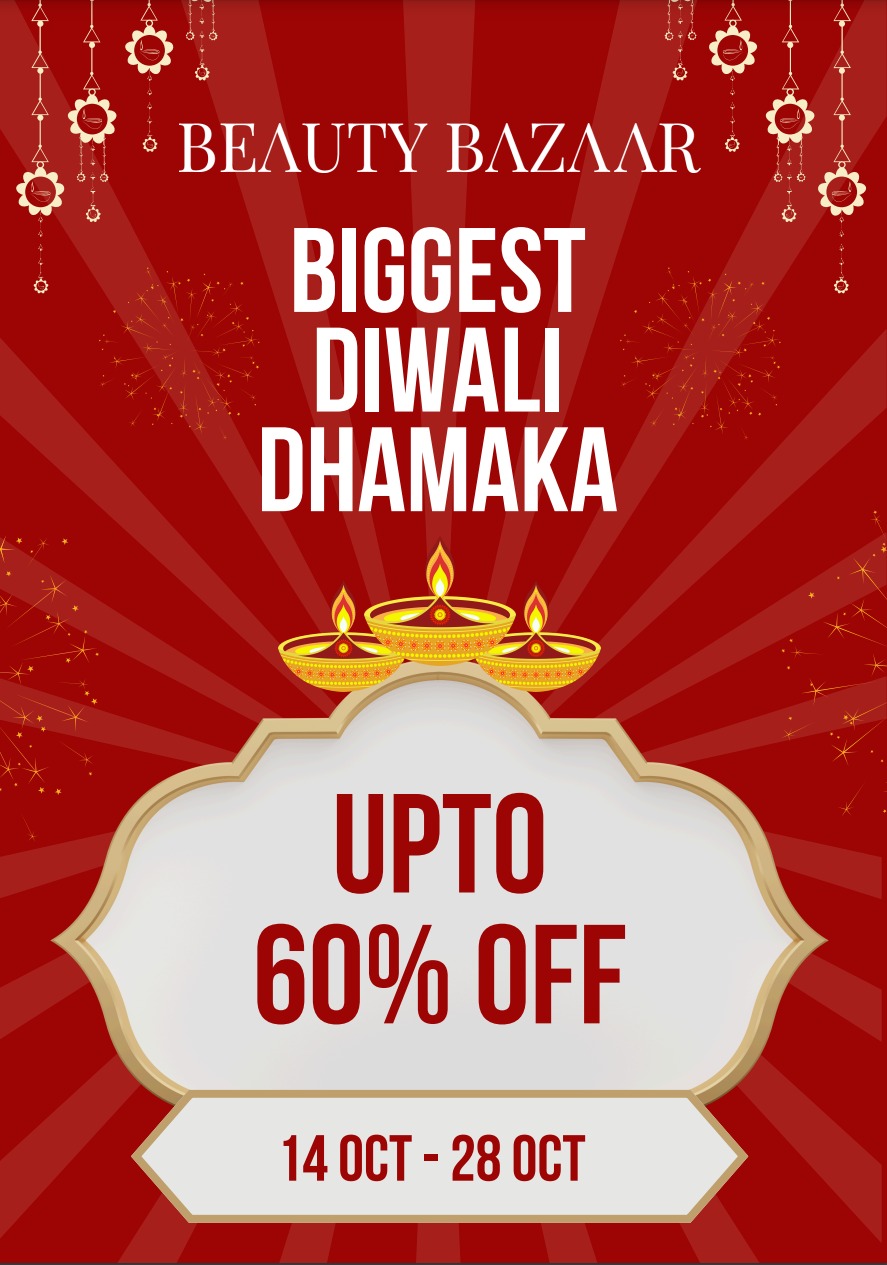 Diwali Offer, All Leading Brands Are Now On SPECIAL OFFER upto 60% OFF By Beauty Bazaar at Crawford Market