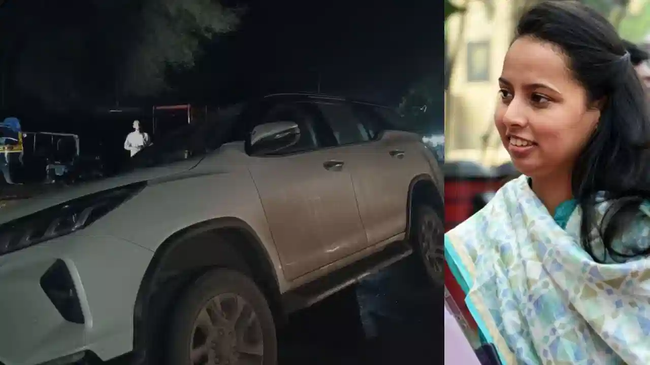 NCP Leader Minister Aditi Tatkare Ke Qafila Ki Car Ka Accident Hua At Nanded, All Is Well, Koi Injured Nahi Hua