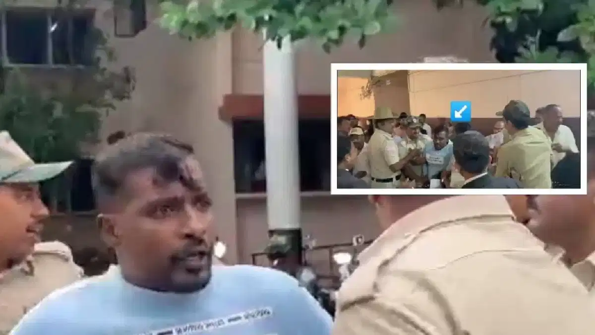 Pakistan Zindabad Ke Naare Lagaya, Union Minister Nitin Gadkari Ko Dhamki Dene Wale Ne Court Premises Mein.