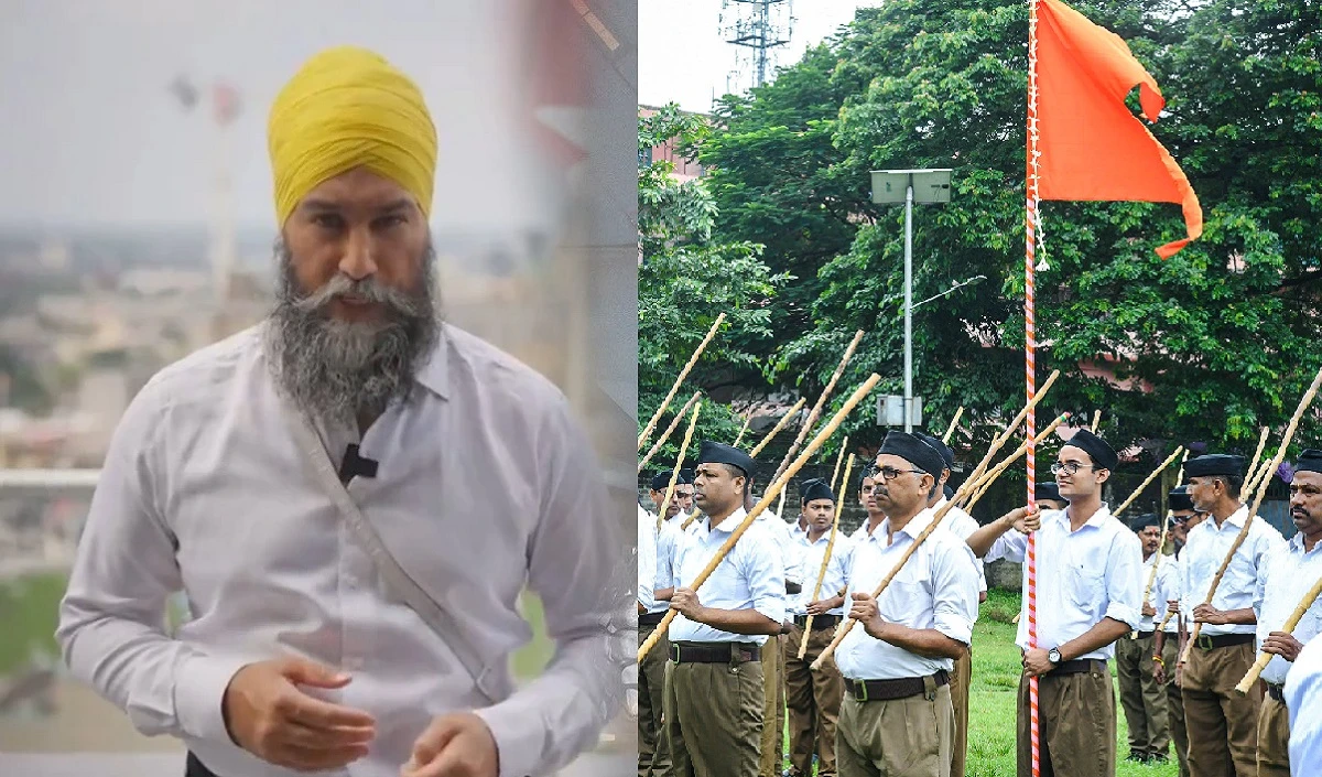 RSS Ko Ban Kiya Jaye Canada Me, Maang Kiya Canada Ki New Democratic Party Ke Leader Jagmeet Singh Ne
