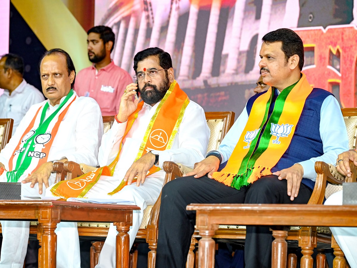 BJP 32, Shivsena 12, NCP 4 Maharashtra Me Mahayuti Loksabha Seat Sharing Ka Formula Viral