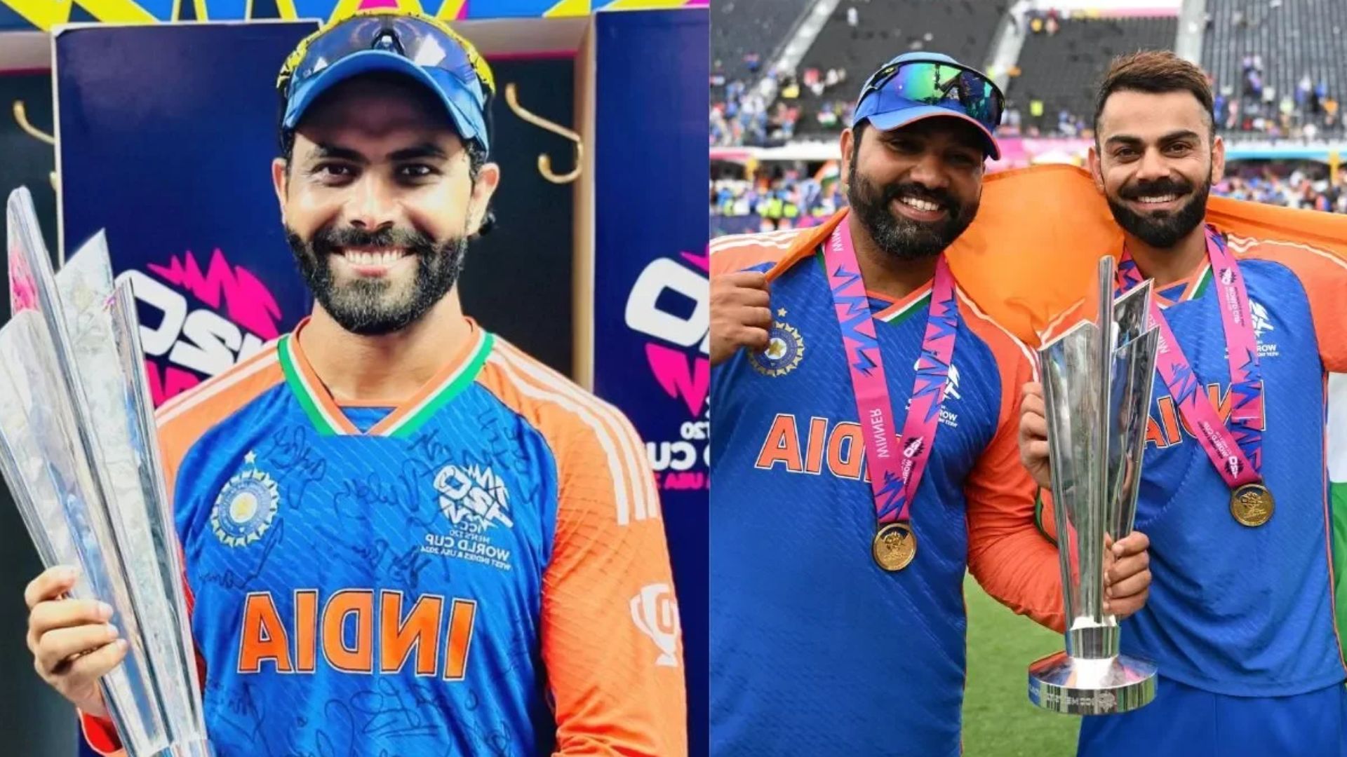 Rohit Sharma, Virat Kohli, Ravindra Jadeja Ne T20 International Match Se Liya Retirement, T20 World Cup Jeetne Ke Baad