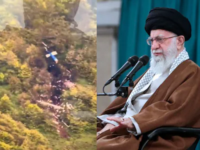 Iran Ke President Ibrahim Raisi Ka Helicopter Crash Me Death Hui At East Azerbaijan, Helicopter Me Sawar Sabhi Log Mare Gaye