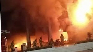 Fire In Highway Break Hotel At Kharghar Panvel Navi Mumbai
