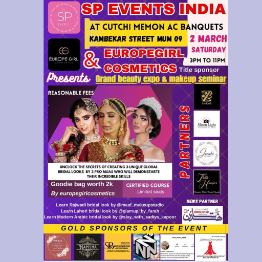 SP EVENTS PRESENTS EXHIBITION & MAKEUP SEMINAR ON SATURDAY 2ND MARCH 2024