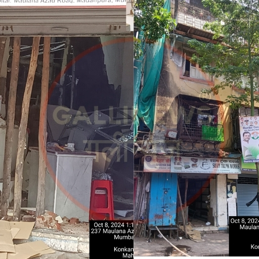 Part of a Bldg Collapsed in Madanpura
