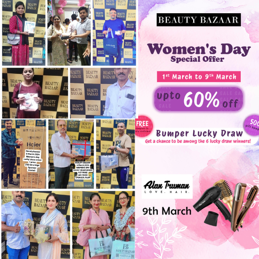 Women Day Offer, All Leading Brands Are Now On SPECIAL OFFER upto 60% OFF By Beauty Bazaar at Crawford Market