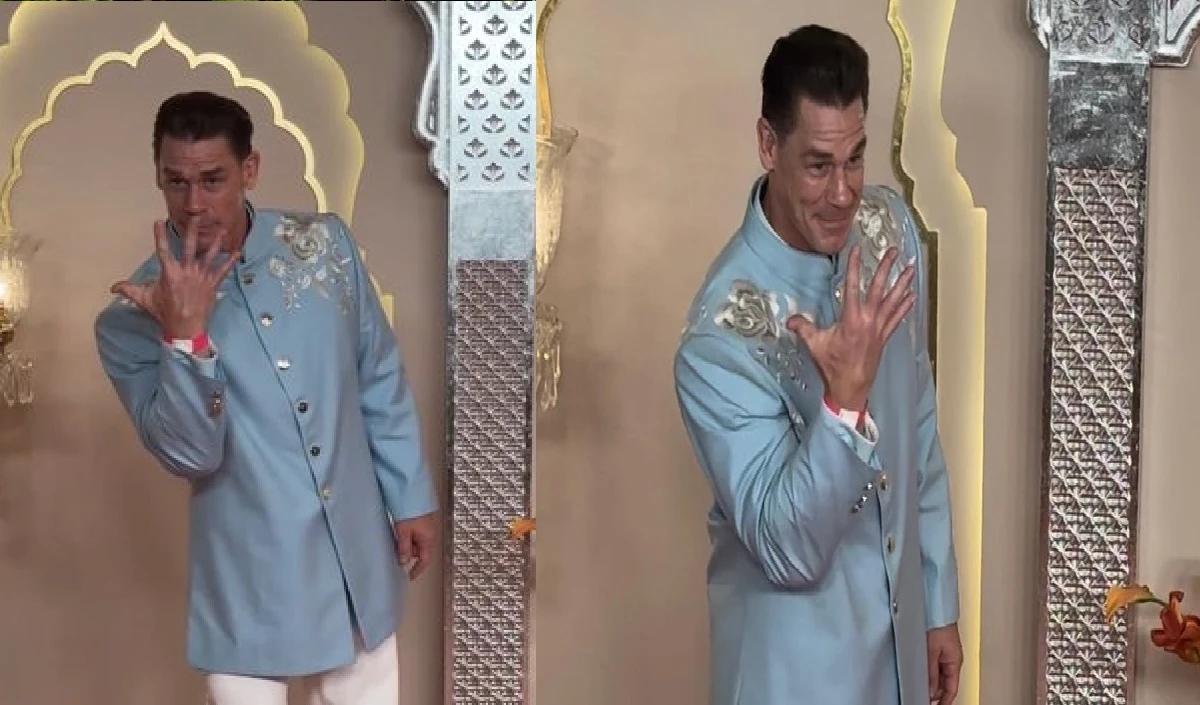 Wrestler, Actor John Cena In Mumbai, Anant Ambani Ki Shadi Me Aaye