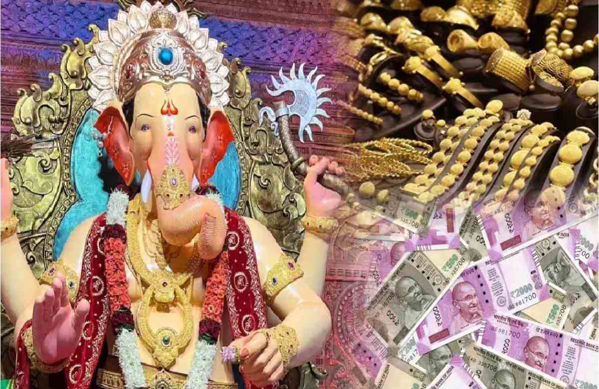 Lalbaghcha Raja Ganesh Mandal Ko Gold, Silver Materials Ke Sath 5.6 Crore Se Zyada Cash Donation Mila 10 Dino Me