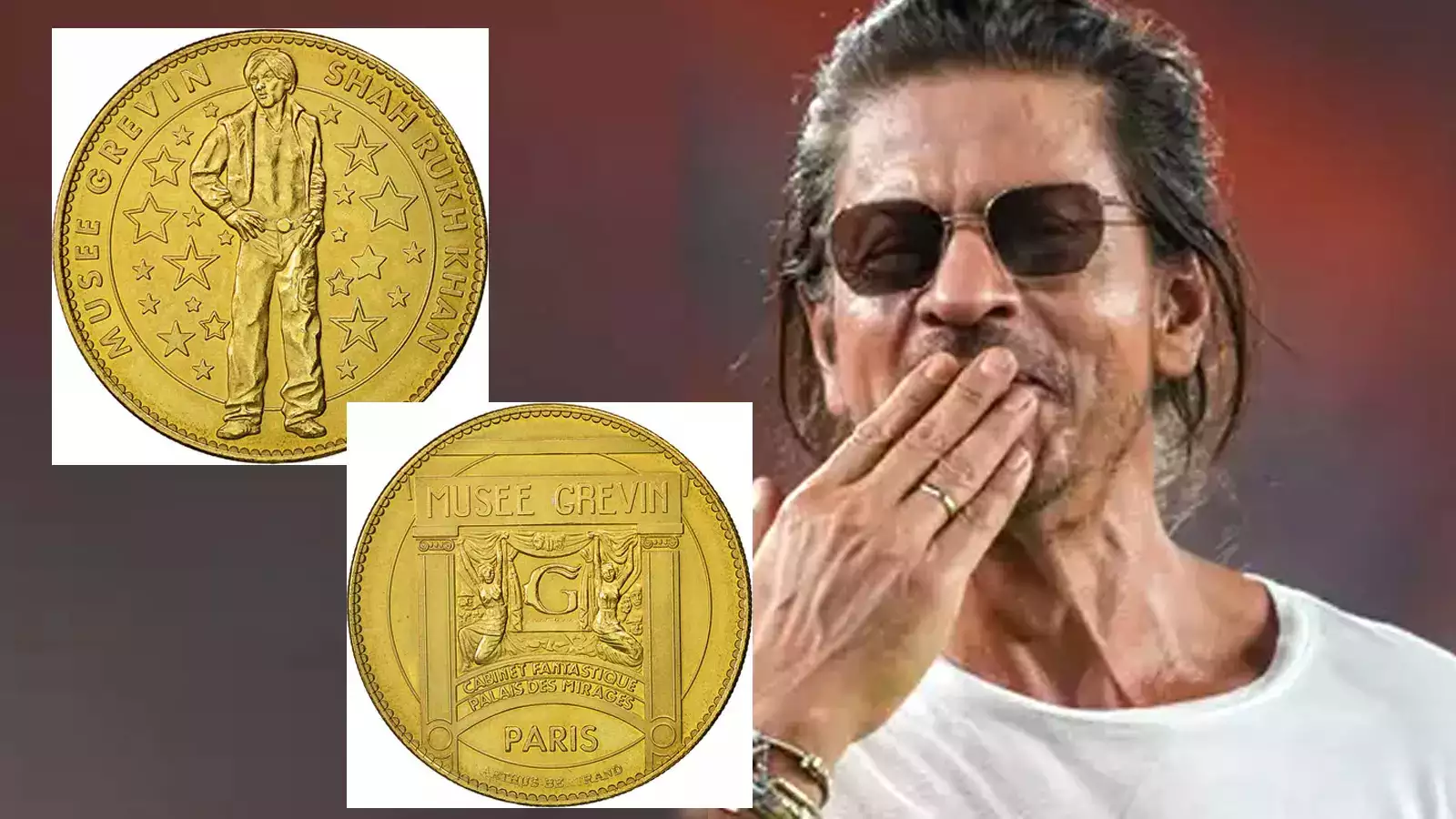 Shah Rukh Khan Ke Naam Ka Sikka Chalta Hai, Paris Grevin Museum Ne Banaya SRK Ke Naam Aur Image Ka Gold Coin