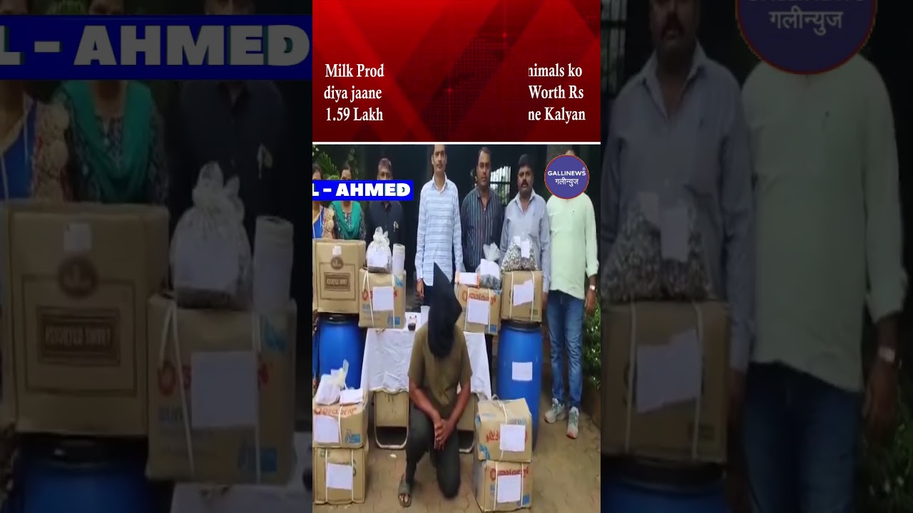 Milk Production Badhane Ke Liye Animals Ko Diya Jaane Wale Oxytocin Injections Worth Rs 1.59 Lakh Ke Sath 1 Arrested At Thane Kalyan