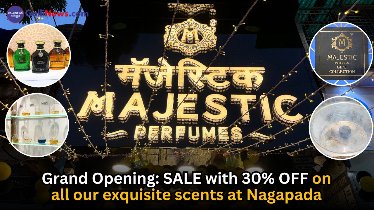 Grand Opening!  Join us as we unveil Majestic Perfumes, the epitome of luxury fragrances, at Nagapada!