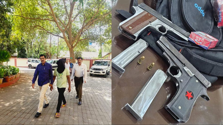 4 Pistol, 2 Desi Katta Sahit 1 Aaropi Arrested by Thane Crime Branch Anti Extortion Squad and Special Action Force