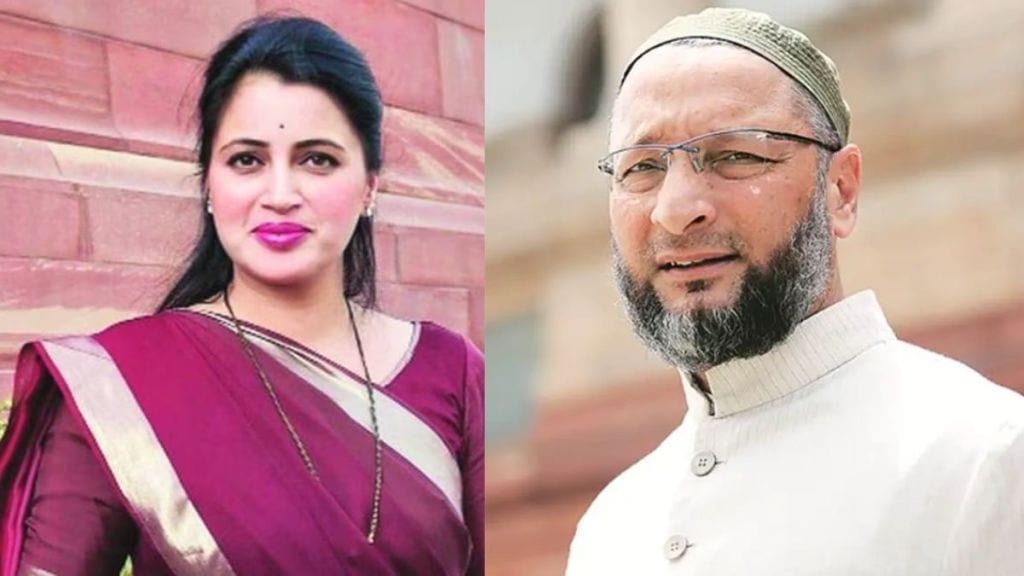 Navneet Rana Ne Asaduddin Owaisi Ko Disqualify Karne Ki Mang Kiya President Of India Ko Letter Likh Kar, Jai Palestine Mamla.
