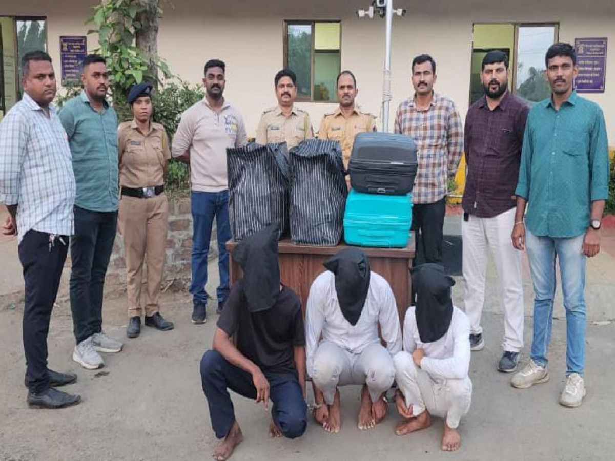 Gaanja 49 Kg Worth Rs 10.89 Lakh Ka Zabt Kiya, MBVV Pelhar Police Ne 4 Arrested
