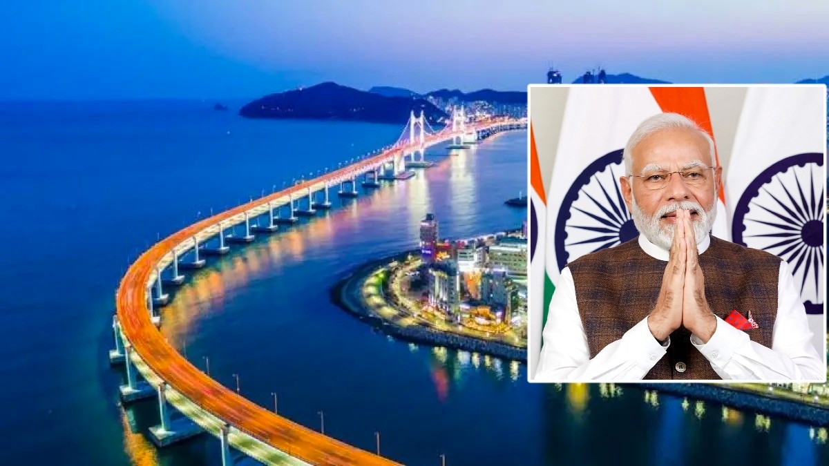 Mumbai Ko Navi Mumbai Se Jodne Wale Mumbai Trans Harbour Link Ka Inauguration kiya PM Modi Ne