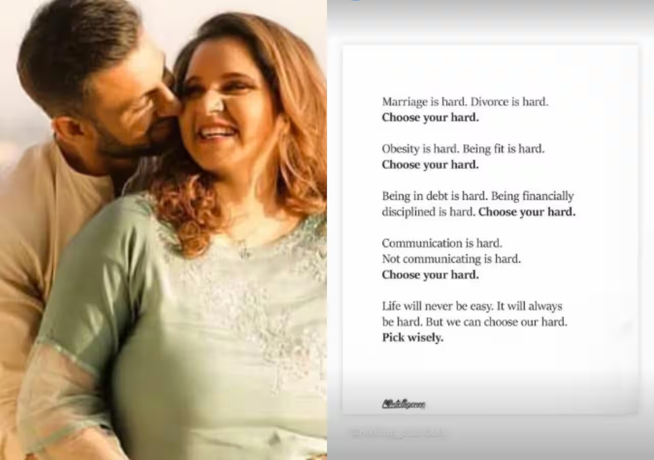 Sania Mirza Ne Apne Instagram Se Shoeb Malik Ki Sabhi Tasveeren Hataane Ke Baad Cryptic Note Post Kiya Ki Kaise Marriages Aur Divorces equally Mushkil Hai