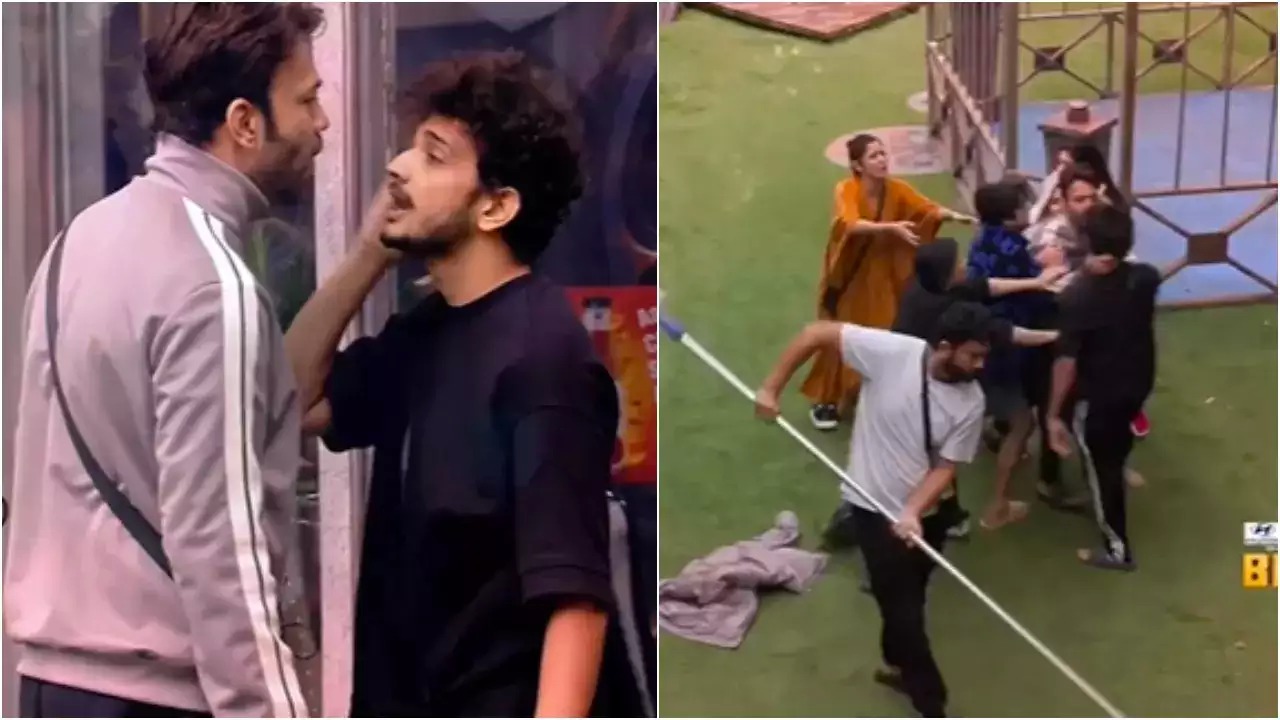 BiggBoss17: Big Fight Between Munawar And Vicky Jain