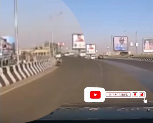 Wrong Side se travel karta Traffic Police Constable Car me lage Dash Cam me record hua at Bandra Flyover