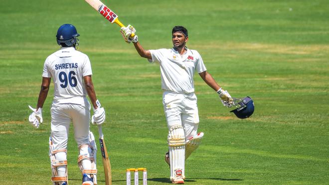 Sachin Tendulkar ka record toda Musheer Khan ne Ranji Trophy me Century maarke at Wankhede stadium