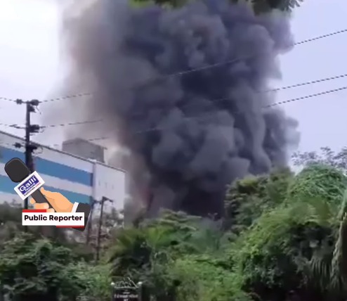 Fire in Dombivali MIDC, aasman me udta kaala kaala dhunwa door tak dikhayi diya