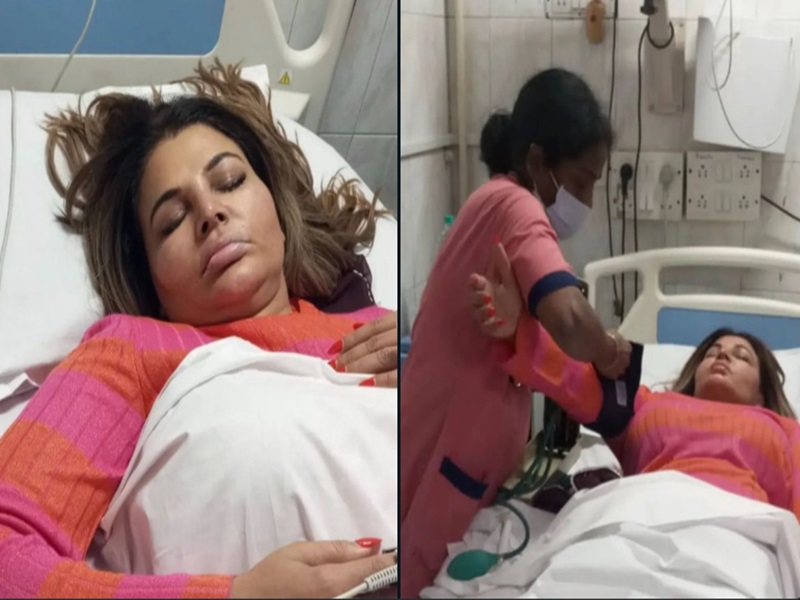 Rakhi Sawant Hospitalised? Hospital Bed Se Rakhi Ki Photos Social Media Par Hui Viral
