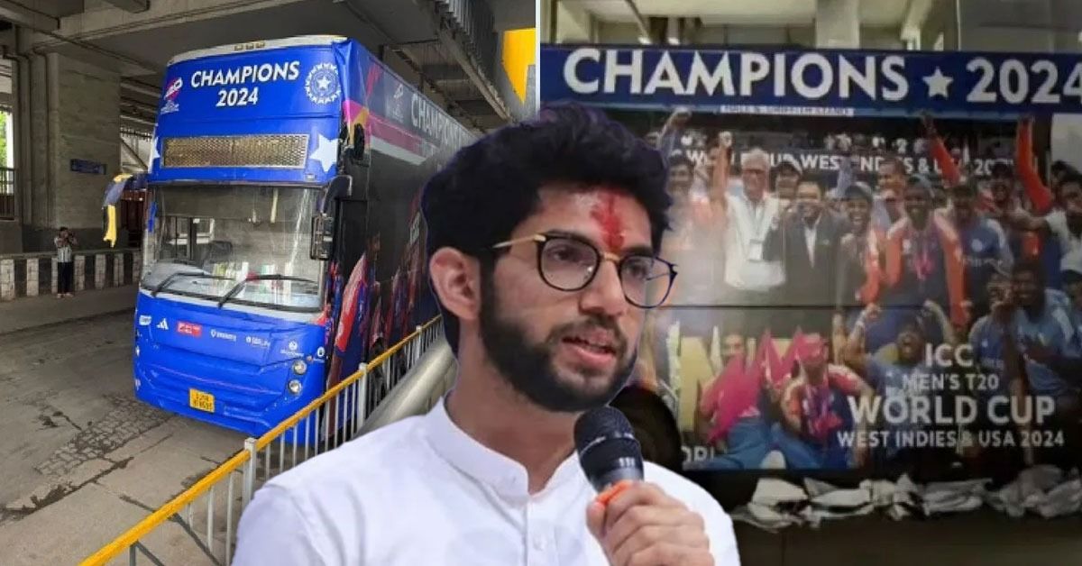 Mumbai Me Gujrat Ki Bus Kyon, Team India Ke Victory Celebration Ke Liye Aayi Bus, Aaditya Thackeray Ne Kiya Sawal