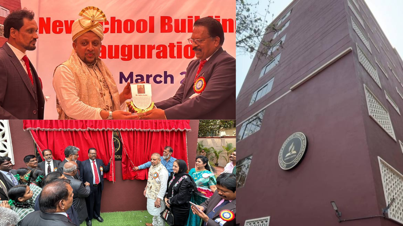 Salim Kodia Of Kodia Group Redeveloped & Inaugurated Seventh Day Adventist School New Bldg in Agripada