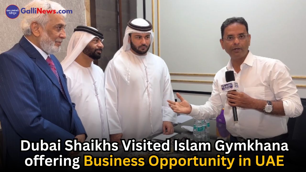 Dubai Shaikhs Visited Islam Gymkhana offering Business Opportunity in UAE