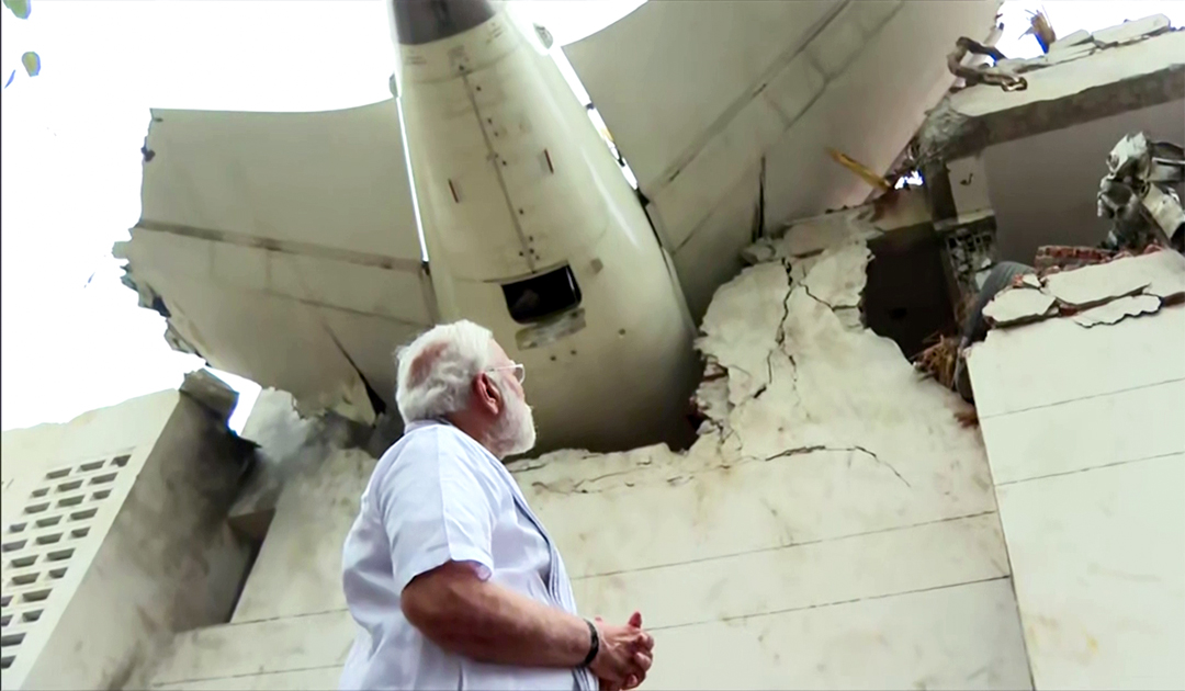 Ahmedabad Air India Plane Crash: PM Modi inspects the incident site