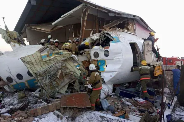 Plane Crash At Aktau City In Kazakhstan, Passenger Plane Crash Me Kafi Logon Ke Death Ki Khabar