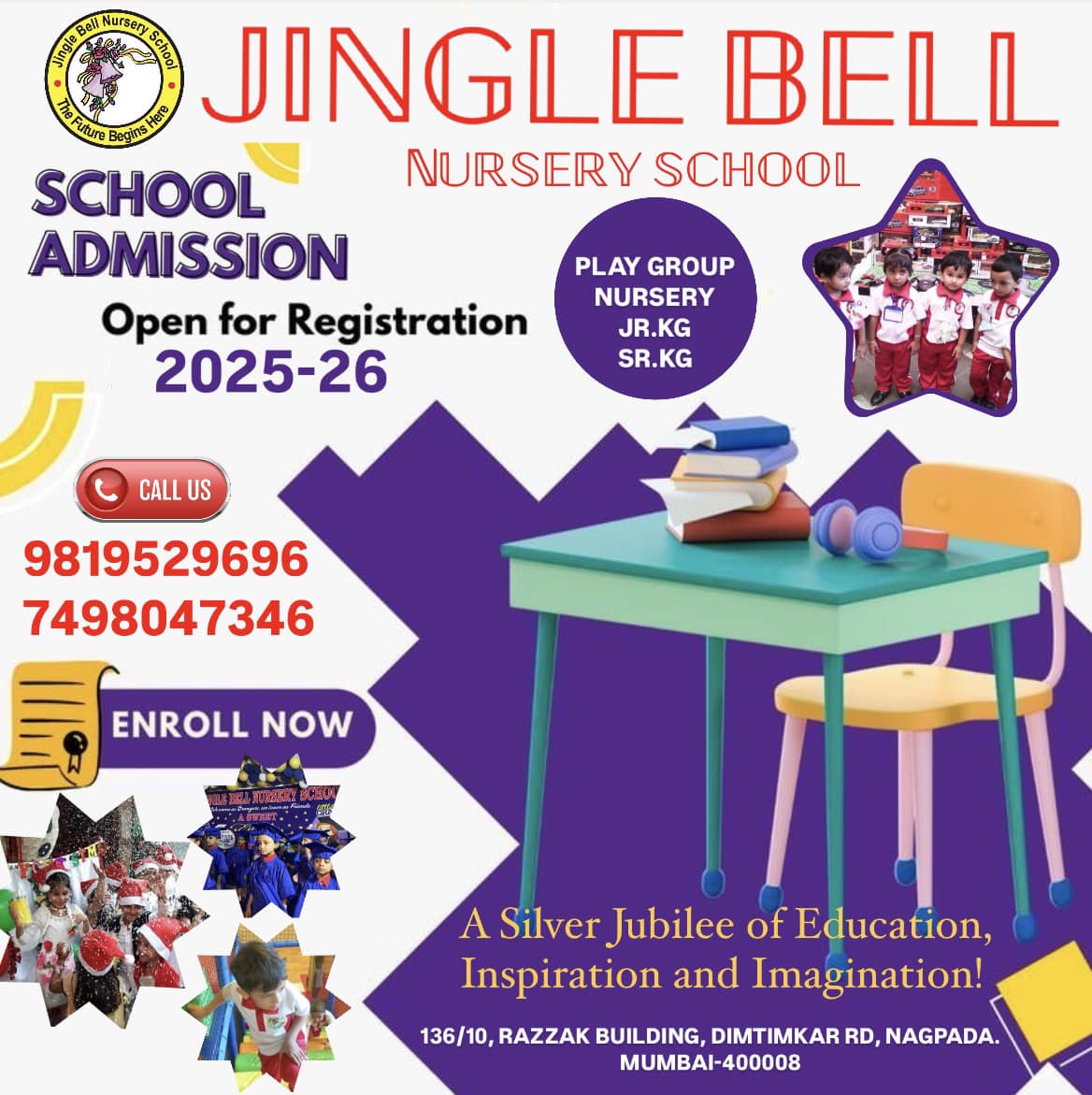   Celebrating 25 Glorious Years of Excellence!  Where Every Child’s Journey Begins! 