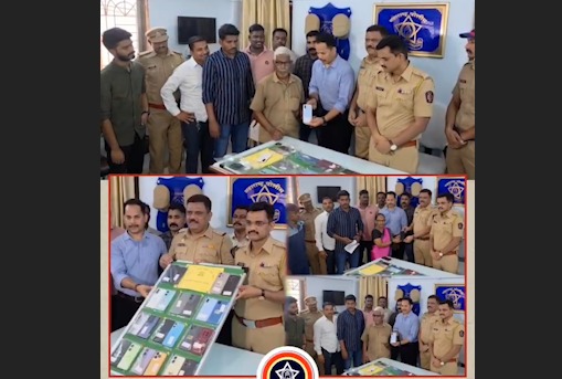 Missing Mobile Phones Worth Rs 10.5 Lakh Owners Ko Lautaya Thane Vartak Nagar Police Ne