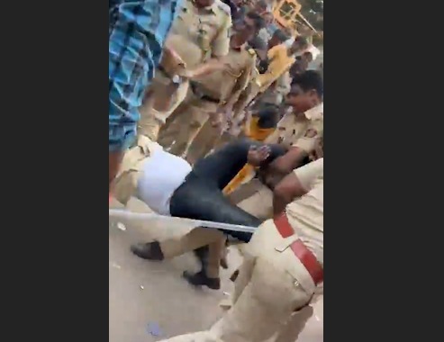 Birad Morcha ke protesters par Police ki karwai at Jogeshwari East