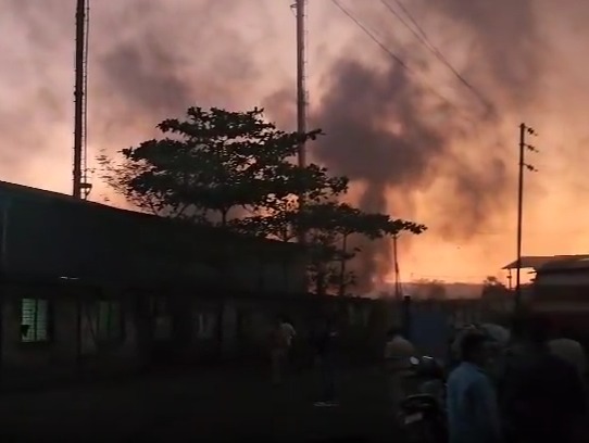 Boiler Blast hua Tyre Plant me at Wada in Palghar, 5 Workers serious injured hue, Fire Under Control now