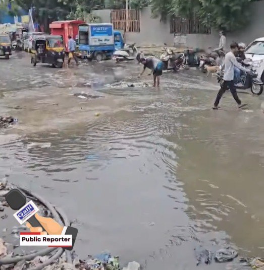 Kurla Mein Gutter Ka Pani Overflow, Local Area Mein Pareshani