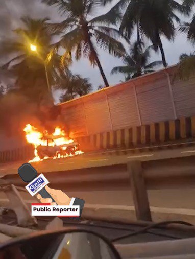 Fire At Wadala Freeway
