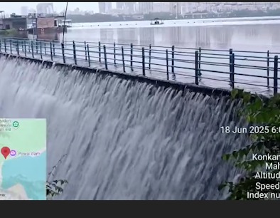 Mumbai Mein Muslaadhar Baarish: Powai Lake Overflow, IMD Ne Di Yellow Alert Ki Chetavni